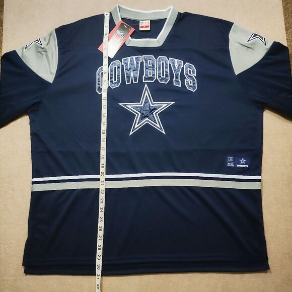 Ultra Game NFL Dallas Cowboys Hockey Style Jersey Top #U - Picture 6 of 7